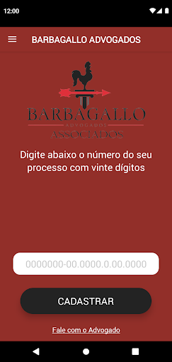 Android application Barbagallo Advogados screenshort