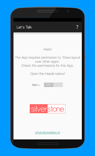 Android application Let's Talk & Share Text screenshort