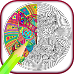 Mandala Adults Coloring Book Apk