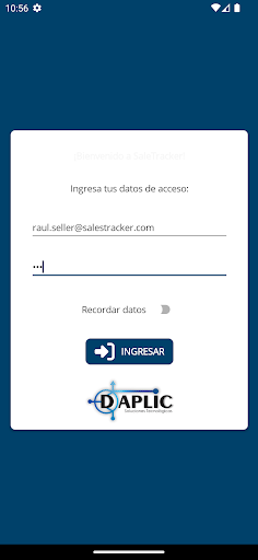 Android application SaleTracker screenshort