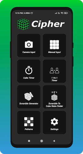 Cube Cipher - Rubik's Cube Solver and Timer 2.3.1 screenshots 1