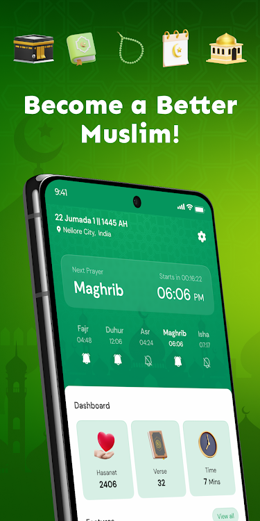 Muslim: Qibla Quran Athan - 1.1.0 - (Android)