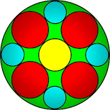 Colorear mandalas geométricas icon