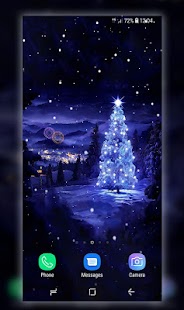Weihnachtsbaum animierte Hintergrund Screenshot