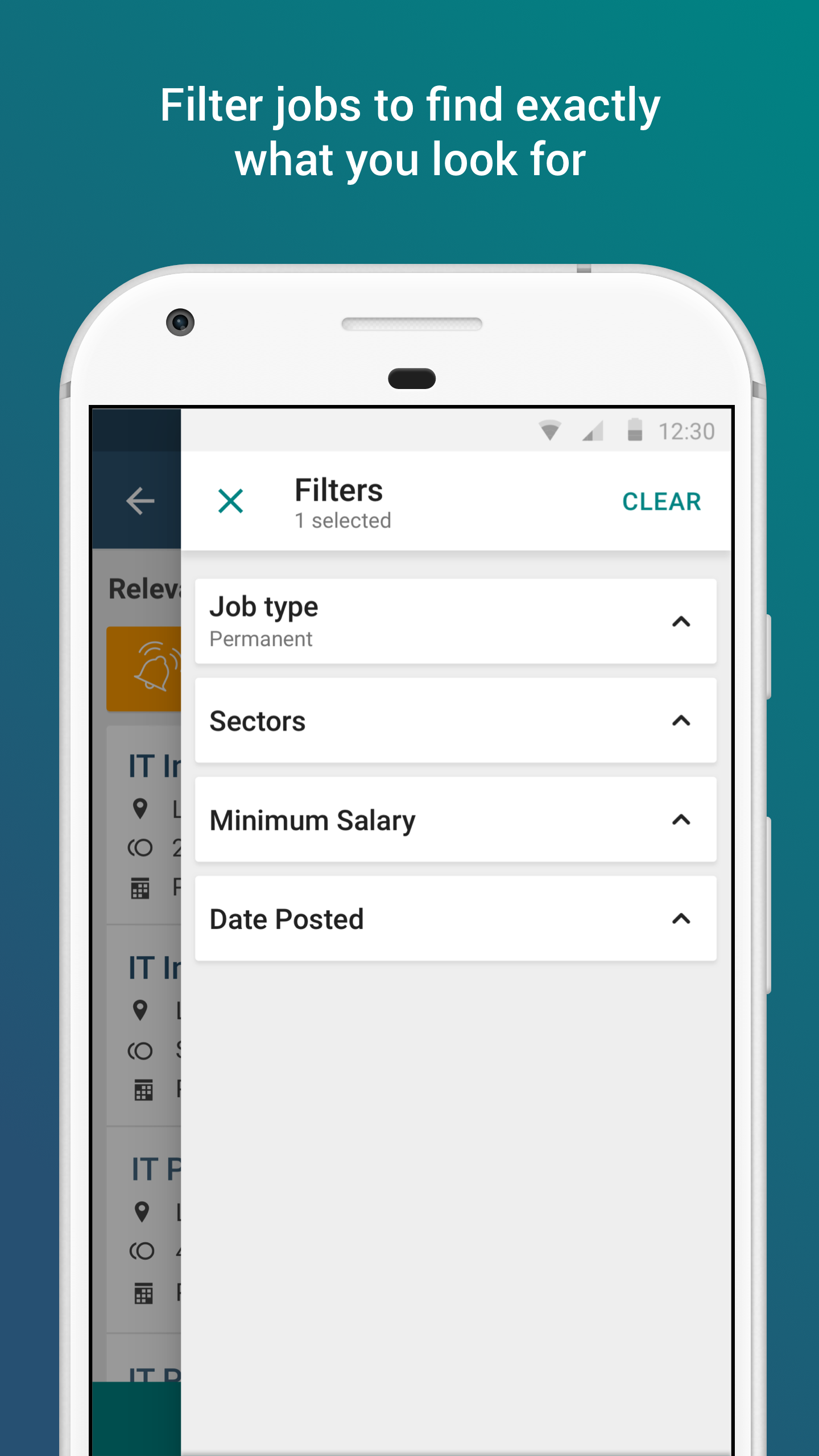 Android application Jobsite - Find UK jobs and careers around you screenshort