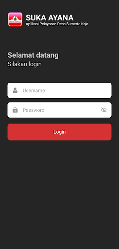 Android application SUKA AYANA (Desa Sumerta Kaja) screenshort