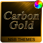 Cover Image of Descargar Carbon Gold - Theme for Xperia  APK