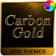 Carbon Gold - Theme for Xperia