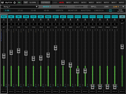 MyFOH Screen 2