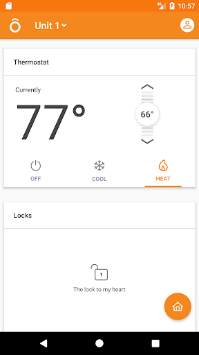 Android application Dwelo: Smart Apartments screenshort
