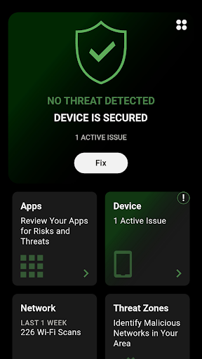 Android application Bitdefender GravityZone MTD screenshort