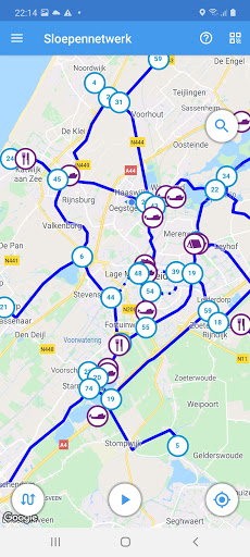 Android application Sloepennetwerk screenshort