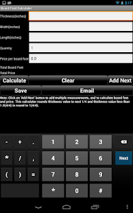 Handyman Calculator Screenshot