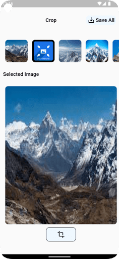 Android application Image Compressor MB to KB screenshort