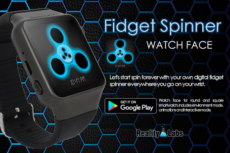 Fidget Spinner - Watch Face لقطة شاشة