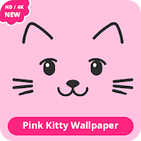 4K Pink Kitty Wallpaper