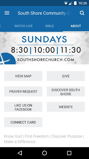 South Shore Community Church Screen 3
