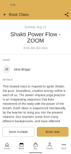 Shakti Power Yoga Screen 3
