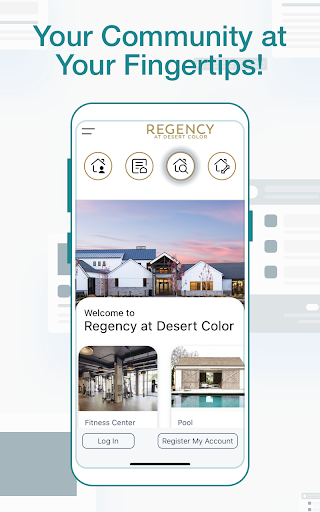 Android application Regency at Desert Color screenshort