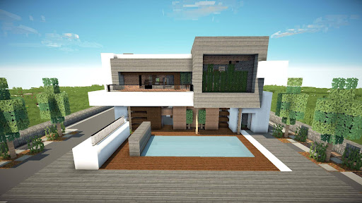 Modern House Map for Minecraft Screen 2