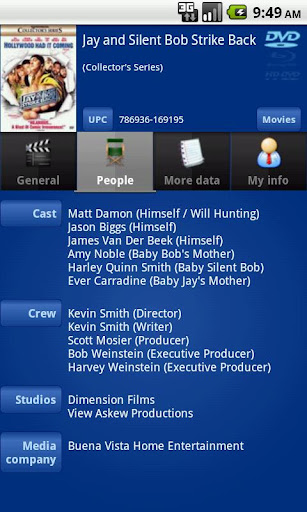 MyLoD - My List of Discs Screen 3