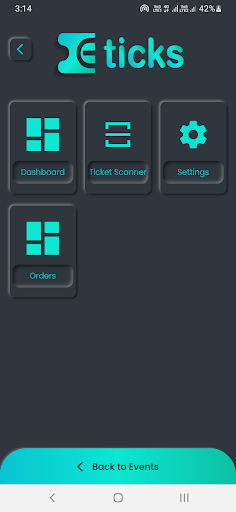 Eticks Organizer Screen 3