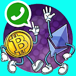 Cover Image of Tải xuống Bitcoin Crypto Stickers WAStic  APK