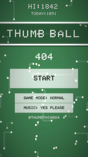 Android application Thumb Ball screenshort
