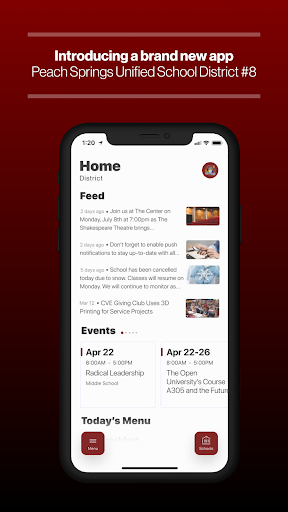 Android application Peach Springs USD screenshort