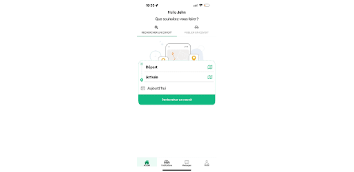 Android application Korire screenshort