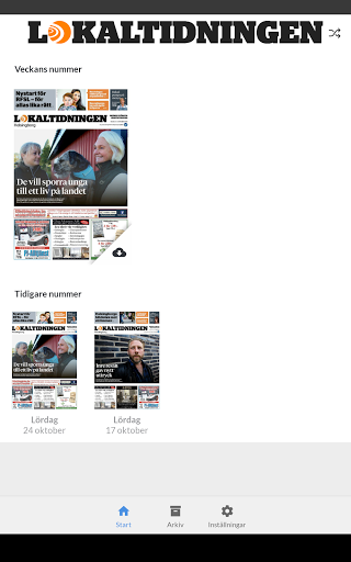 Lokaltidningen Screen 3