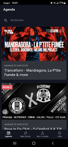 Android application Warehouse screenshort