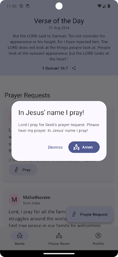 Daily Bible Verse - Prayer App Screen 2
