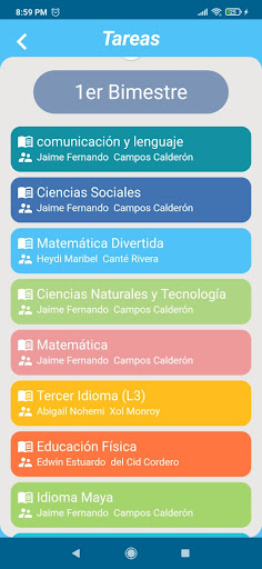 Android application Liceo Preuniversitario del Nor screenshort