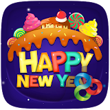Sweet New Year Launcher Theme icon