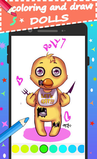 Freddy Fnaf Coloring Book Screen 2