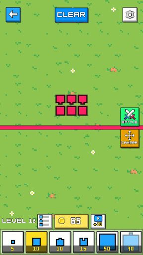 Android application Geometric Battle Simulator screenshort