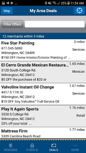 Android application Purchase Advantage screenshort