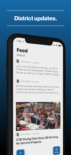 Oakesdale School District Screen 2