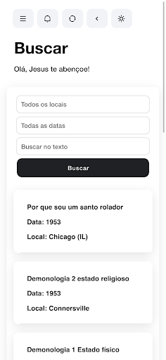 Android application Busca CBB - Crentes da Bíblia screenshort