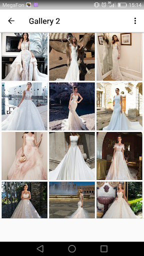 Screenshot of Wedding Dresses