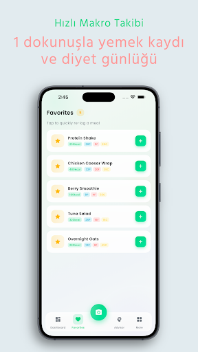 Foodly: AI Kalori Takip Uygula ekran görüntüsü