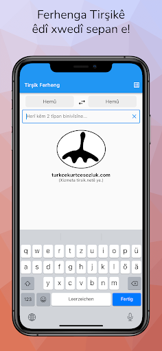 Android application Tirsik Kurdish Dictionary screenshort