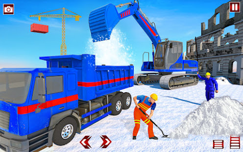 Grand Snow Excavator Simulator :Road Construction Varies with device screenshots 1