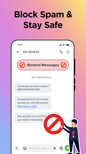 Messages: SMS, Messenger Home screenshot 5
