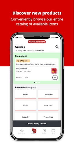 Marathon Food Service Screen 2