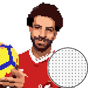 Footballer Soccer Stars - Color By Number Game  Icon