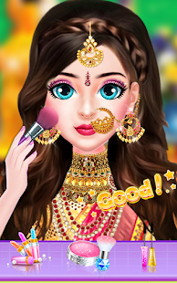 Indian Bride Makeup Dress Game apktram screenshots 12