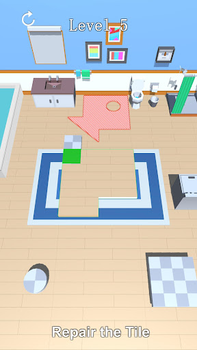 Android application tile cutting 3d screenshort