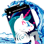 Cover Image of Download Unicorn Rainbow Cute Girly Live Wallpaper 1.0 APK